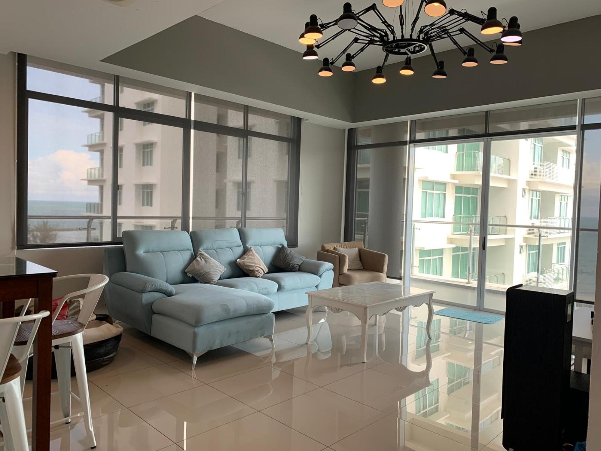 Bay Resort Condominium, 7, Beach-Front Sea View, 6-8 Pax Miri Exterior photo